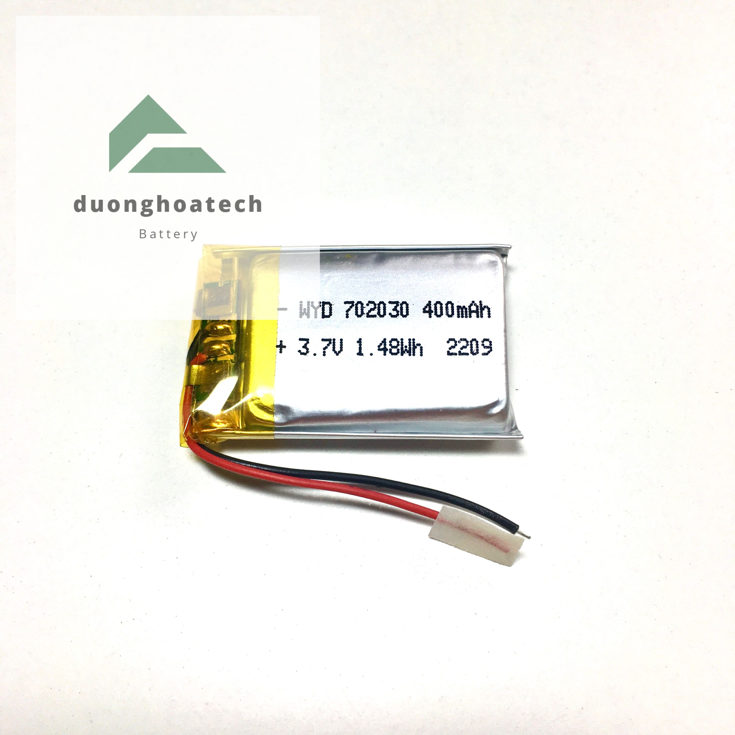 [HCM]Pin Lithium Polymer 3.7V 400mAh 7x20x30 mm