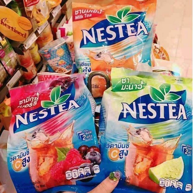 Trà sữa nestea 1 bịch 13 gói - hàng có sẵn, date mới