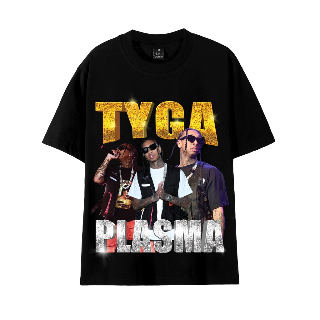 Áo thun Unisex TYGA Tee phông nam nữ tay lỡ oversize form rộng luck