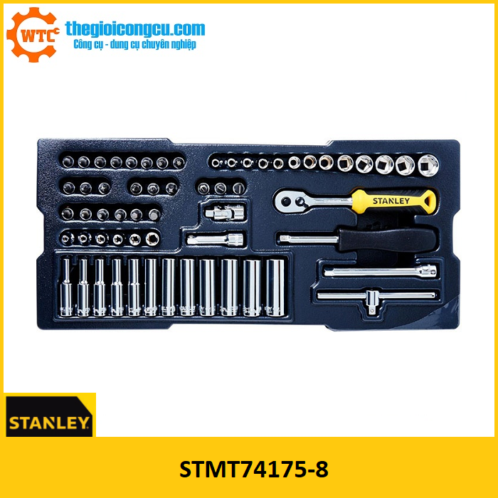 Bộ đầu tuýp 1/4inch 60 chi tiết stanley stmt741758