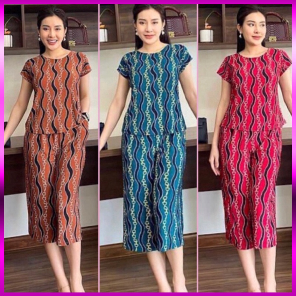 Bộ đồ tniên - bộ thun lạnh cao cấp yoyo dành cho mẹ cho bà