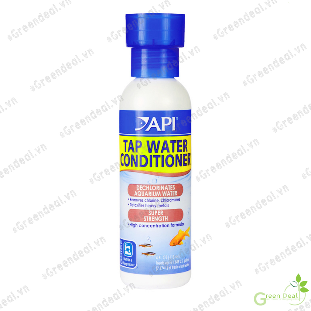 API - Tap Water Conditioner | Khử cấp tốc Clo và các độc tố kim loại nặng trong hồ cá thủy sinh