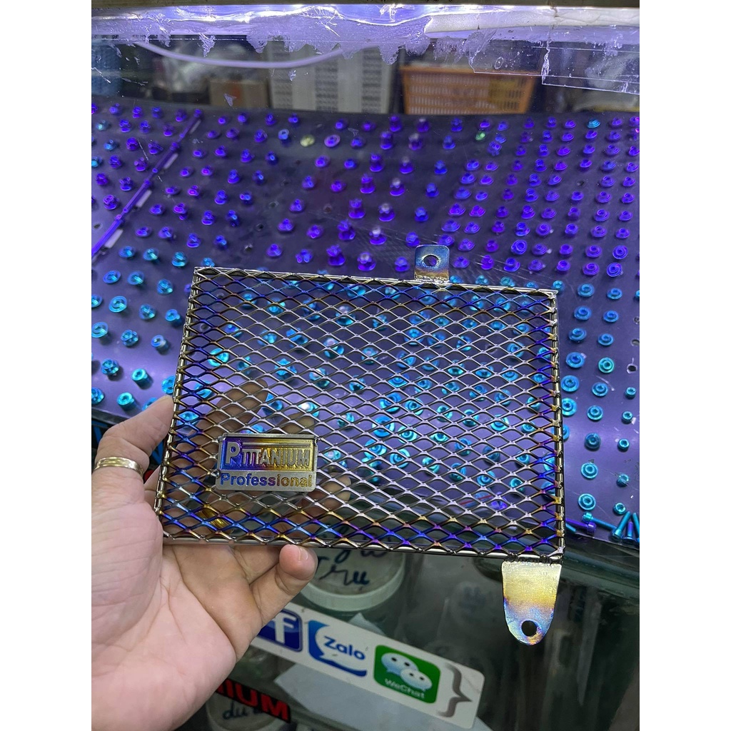 [P.titanium] Che két nước Sonic Winner Ex150 Exciter Full Titan Lưới bảo vệ ko bị đá nhỏ văng vô