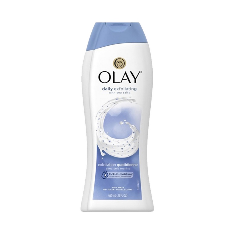 Sữa tắm tẩy tế bào chết Olay Daily Exfoliating with Sea Salts Body Wash 650ml