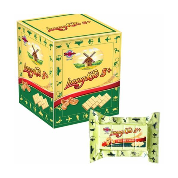 Lương khô 5* hải châu - hộp 10 gói