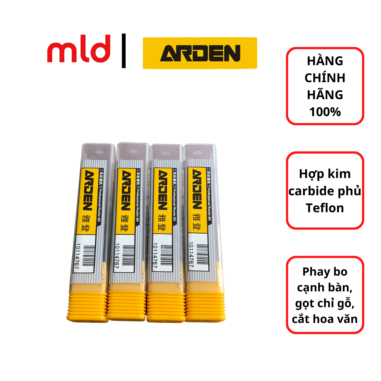 Mũi phay gỗ arden mã: a0114767