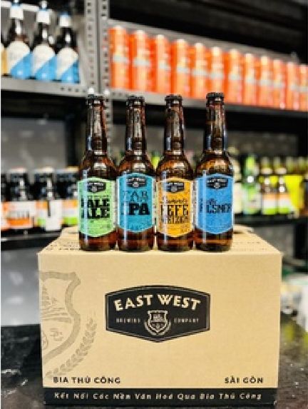 Bia thủ công east west chai 330ml - 5.0%