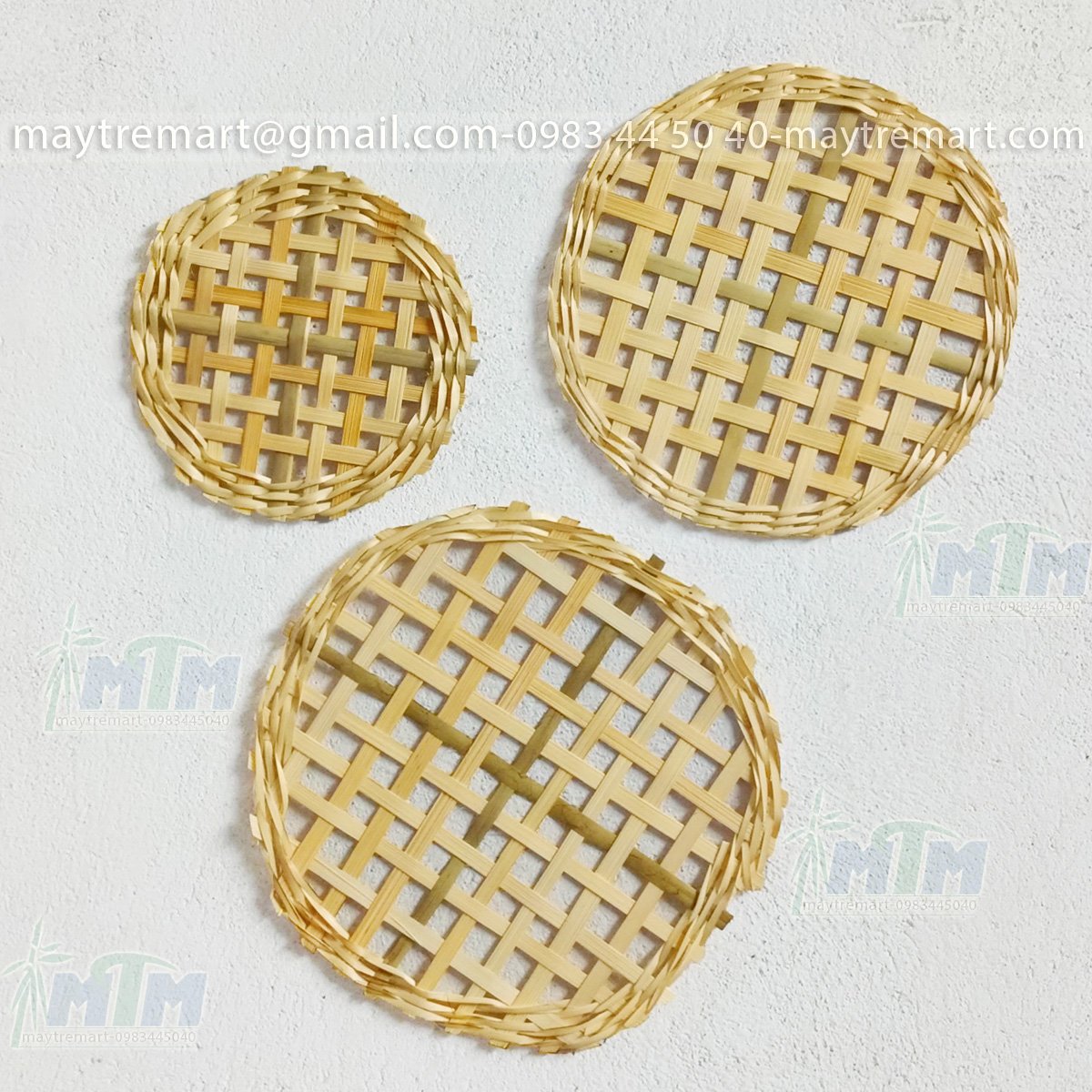 Vỉ tre trang trí, vỉ hấp, vỉ nén cà