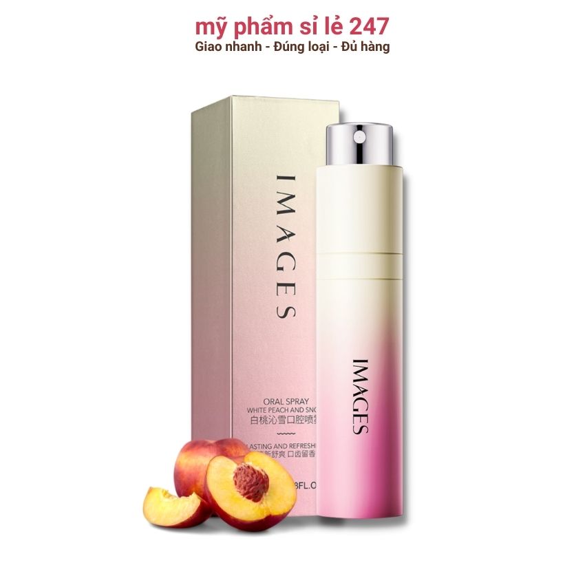 Xịt thơm miệng cho nam nữ 11ml Images chai xịt thơm miệng vị trái cây hương Trái Đào myphamsile247 im169