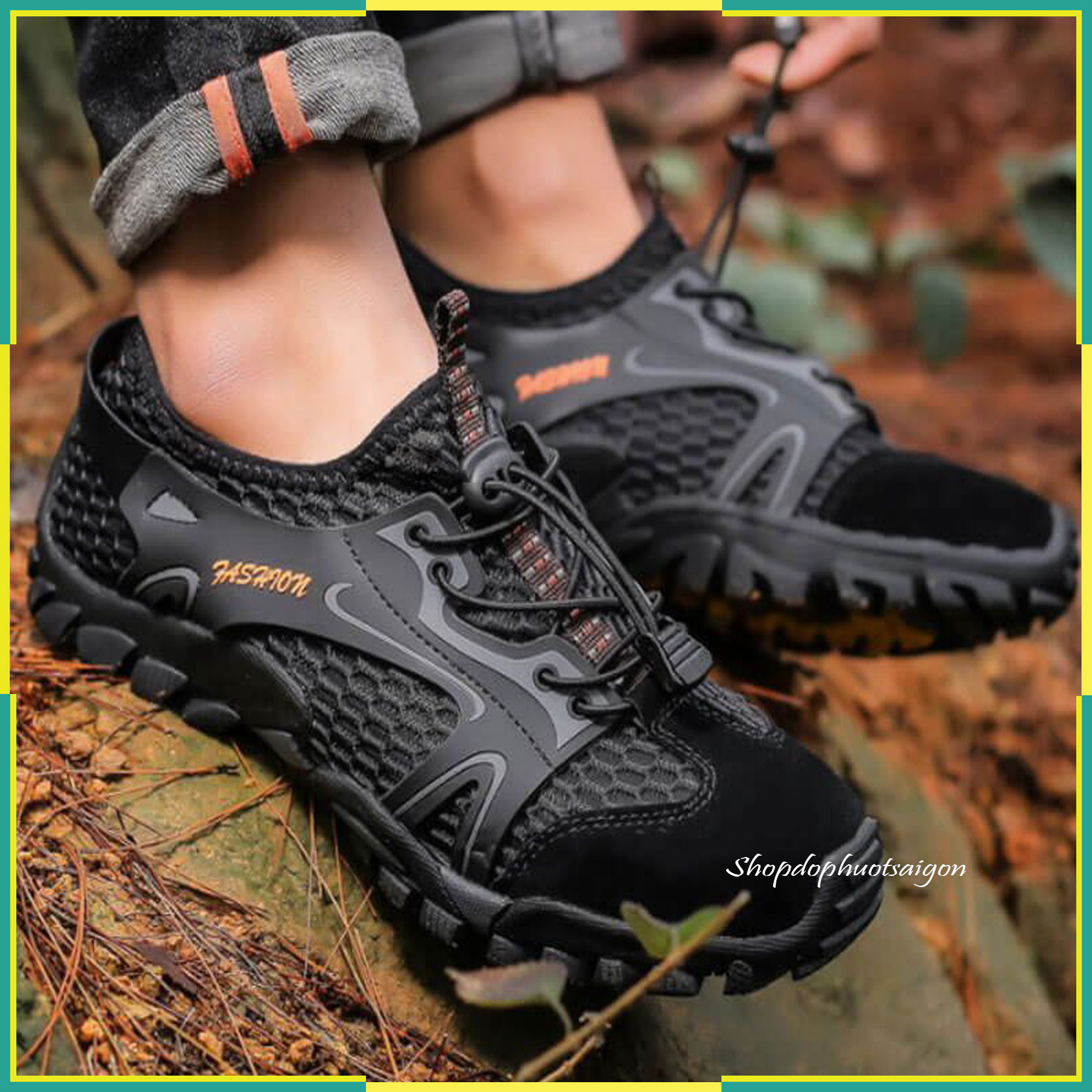 Giày Phượt - Giày Trekking - Giày Leo Núi Lội Suối - Thoát Nước Nhanh Fashion