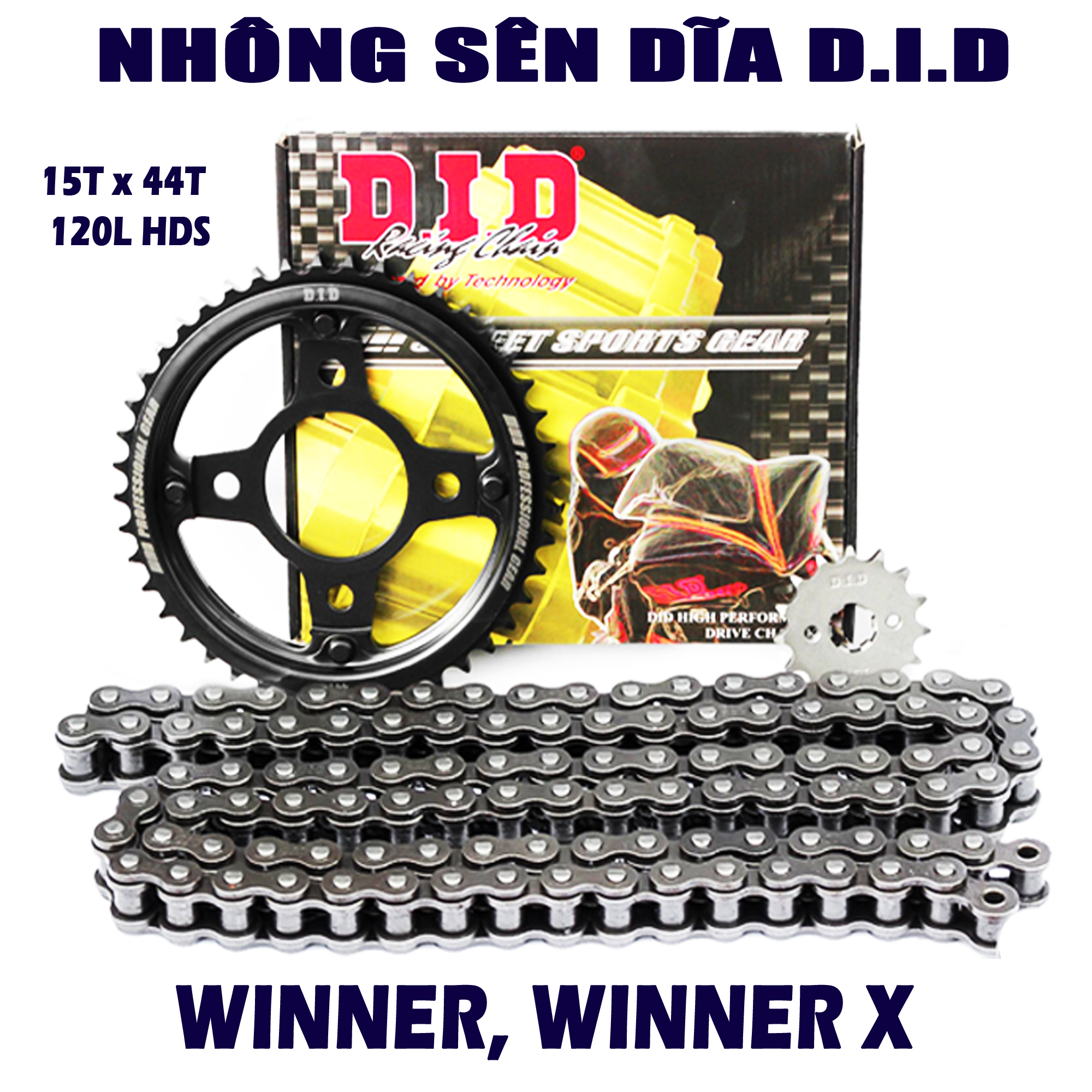 Nhông sên dĩa Winner, Winner X - Sên đen 10ly Thái Lan