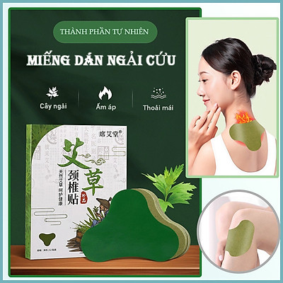 Miếng dán ngải cứu giảm đau cổ vai gáy ,thắt lưng - hộp 12 miếng
