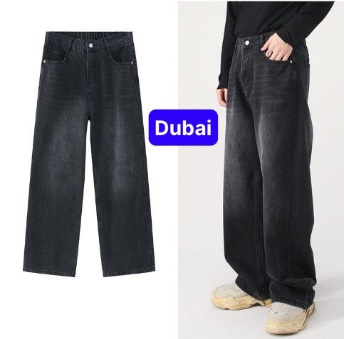  QUẦN JEAN ỐNG RỘNG NAM NỮ UNIEX BỤI BẶM ĐƯỜNG PHỐ PHONG CÁCH HÀN QUỐC HOT TREND MÙA HÈ MÙA THU ĐÔNG - DUBAI FASHION 