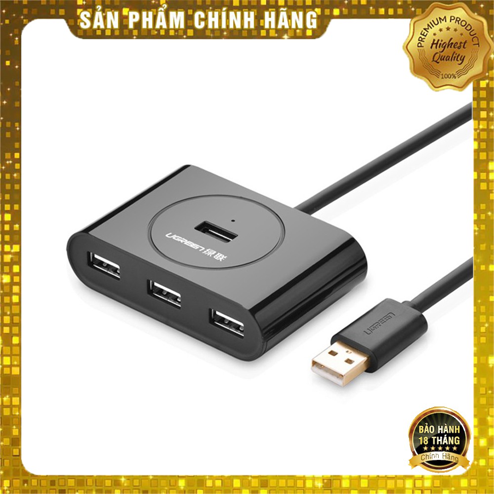 Cáp mở rộng usb 2.0 ugreen 20212 dài 5m chia usb 4 cổng - hapustore