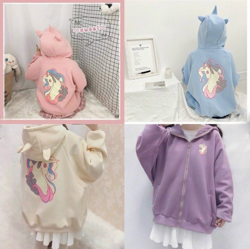 ÁO KHOÁC NỈ DÂY KÉO PHỐI SỪNG KỲ LÂN CỰC CHẤT, CHẤT NỈ NGOẠI DÀY MỊN, TRẺ TRUNG, MC