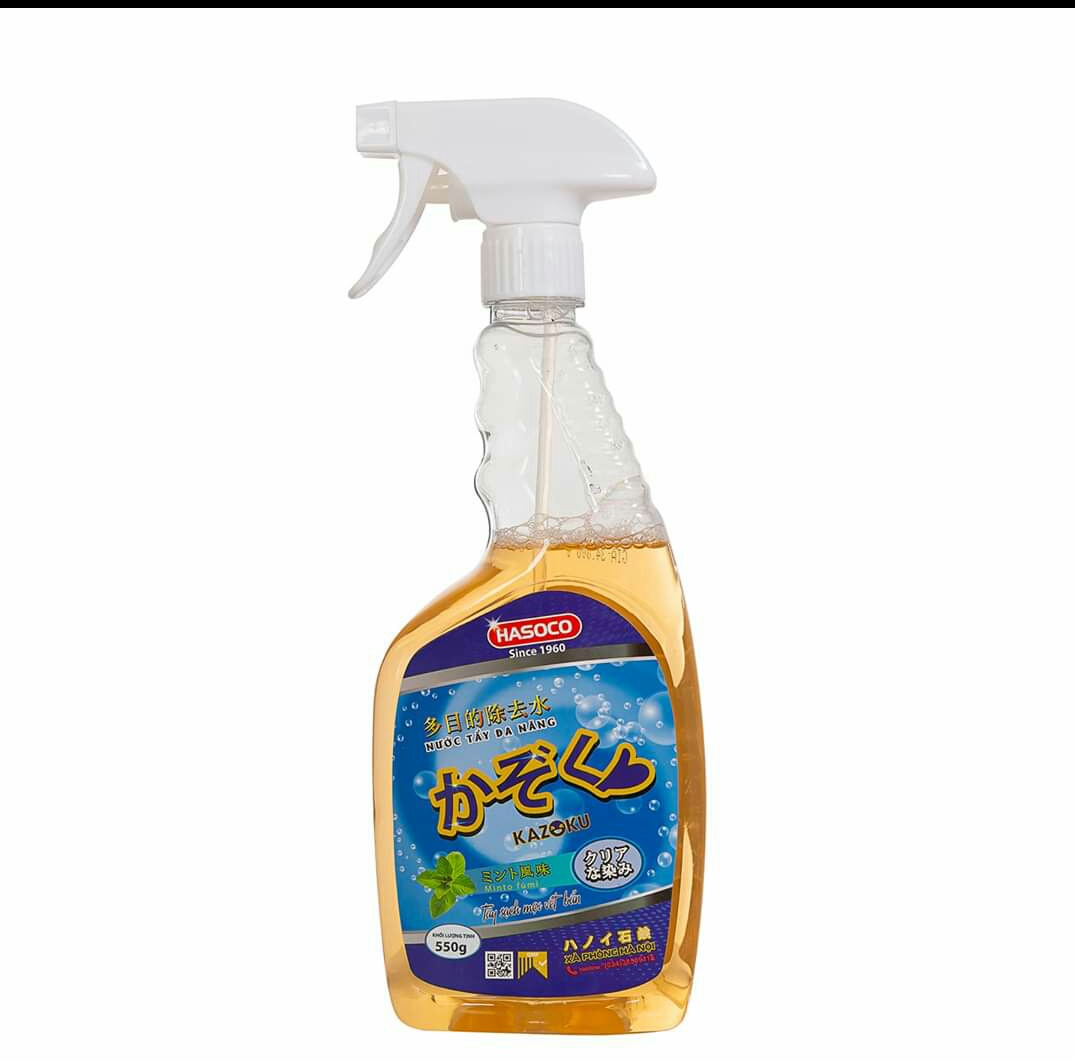 Nước tẩy đa năng hasoco kazoku 550g, hương quế