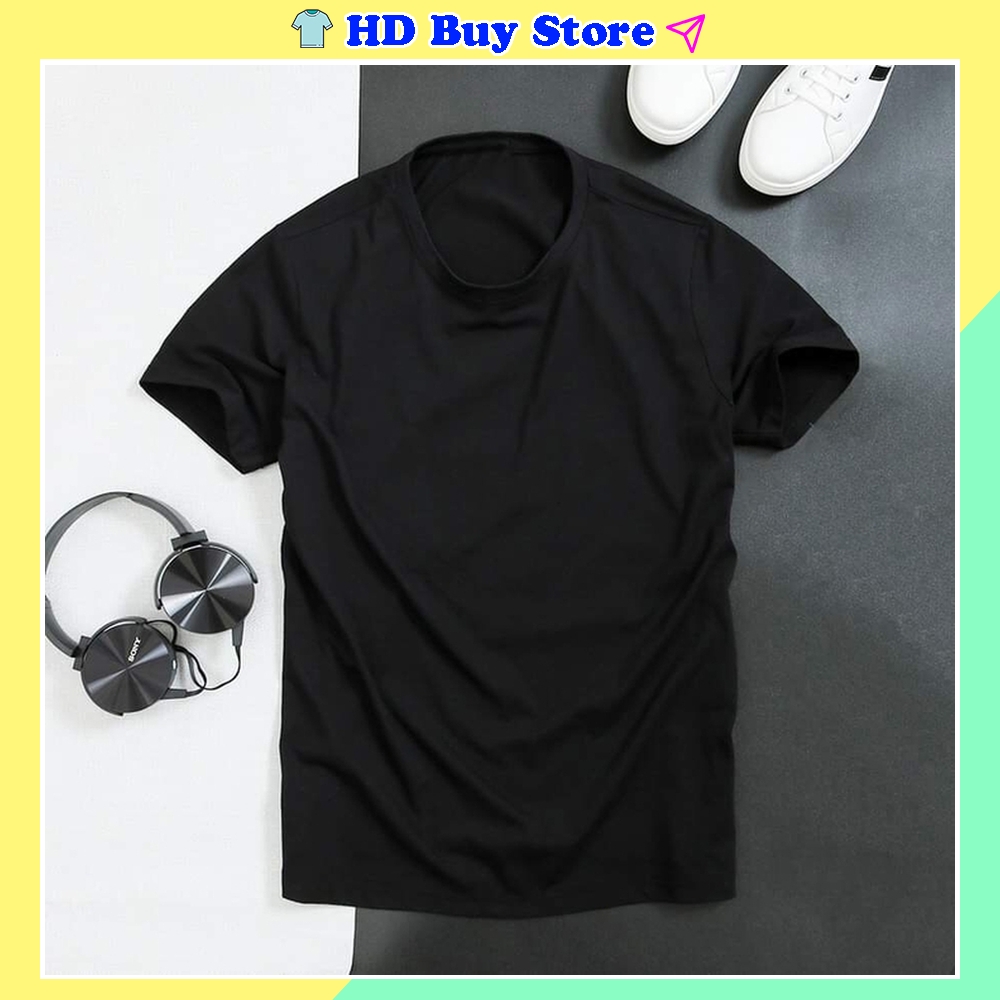 Áo thun nam nữ cổ tròn tay ngắn đẹp giá rẻ chất liệu cotton sang trọng lịch lãm HD Store