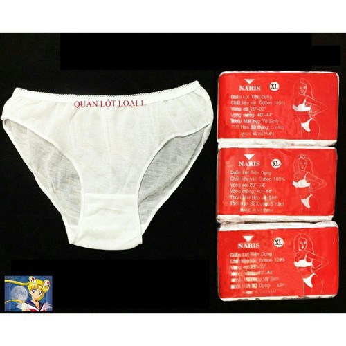 Quần lót giấy vải cotton Naris Hàng loại 1