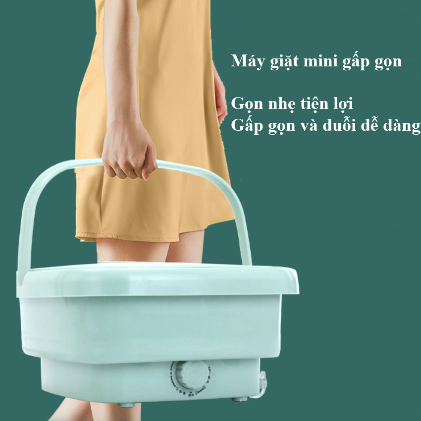 Máy giặt mini YANGZI gấp gọn thông minh, Máy giặt mini cho bé, Máy giặt đồ lót, Máy giặt mini gấp gọn tiện lợi không chiếm diện tích