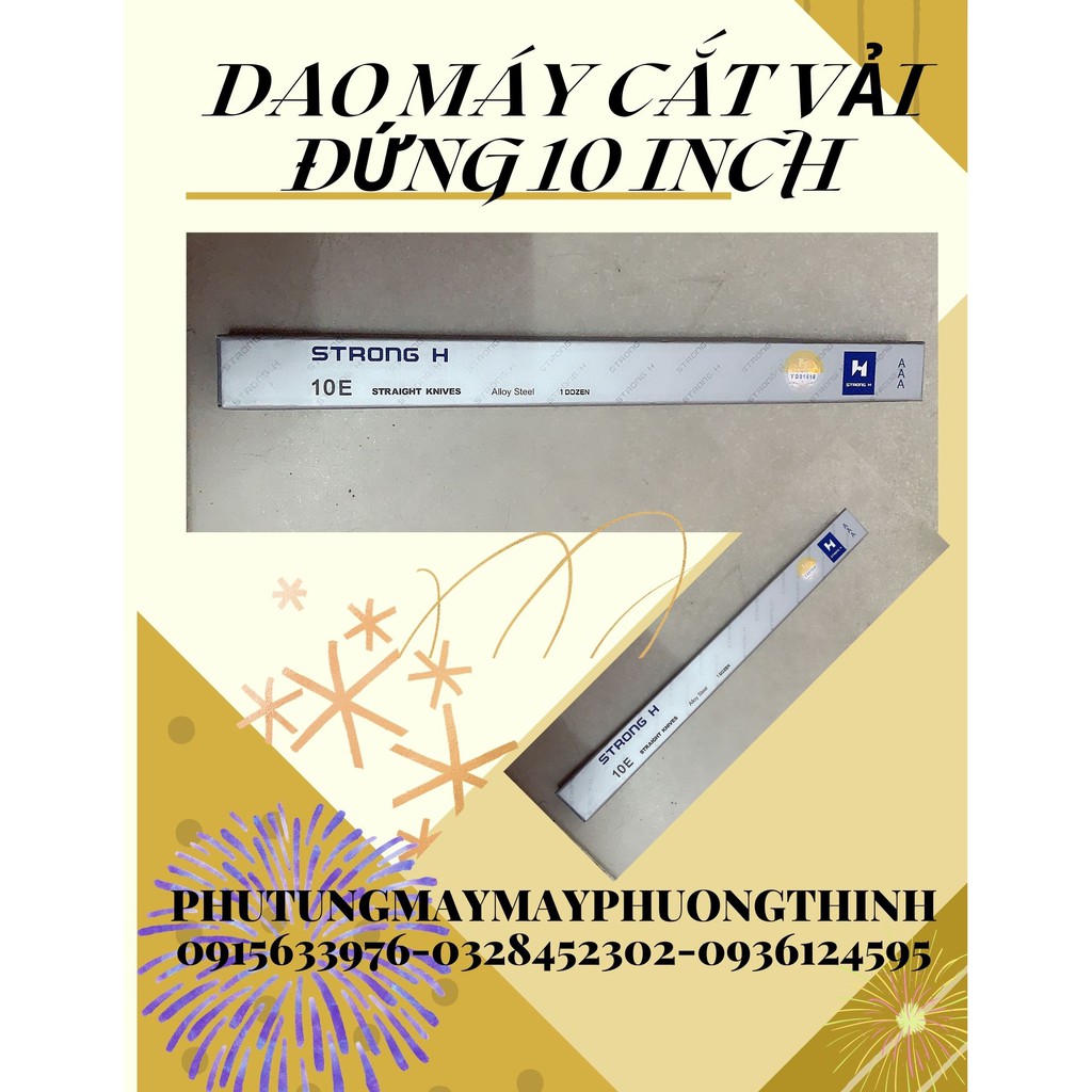 Dao máy cắt vải đứng 10 inch
