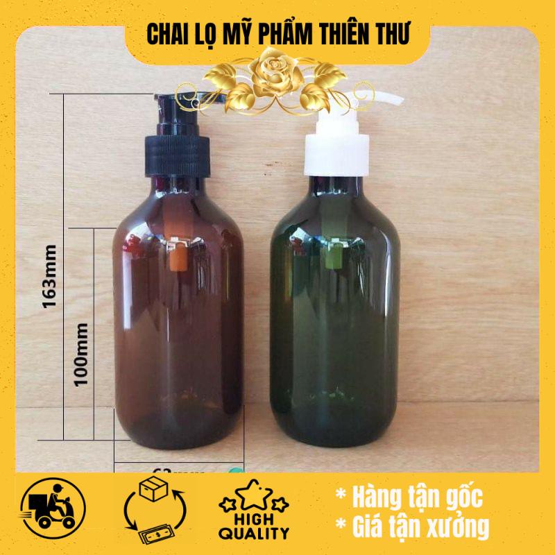 Chai nhựa pet xịt vòi nhấn 300ml/500ml - chai lọ hủ mỹ phẩm