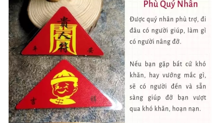 Linh phù Tam giác: Phù QUÝ NHÂN PHÙ TRỢ