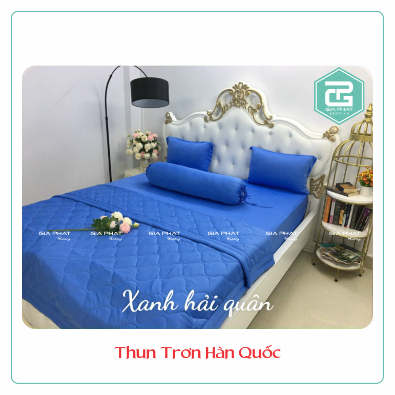 Ga trải giường thun lạnh Hàn Quốc 1 màu cao cấp