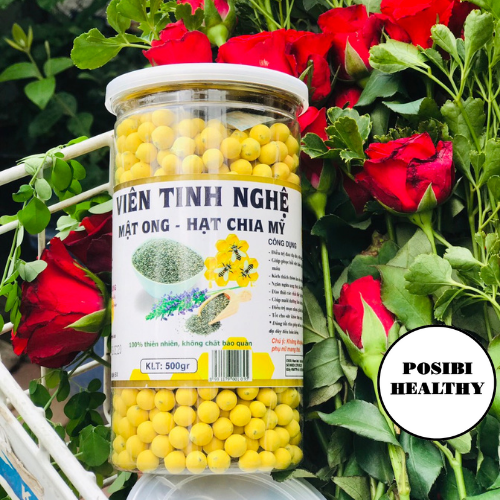 ⛔⛔ viên tinh nghệ mật ong hạt chia cải thiện tiêu hóa, hỗ trợ làm đẹp da