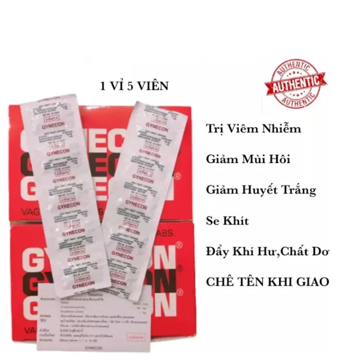 Viên đặt phụ khoa gynecon hàng thái lan chính hãng