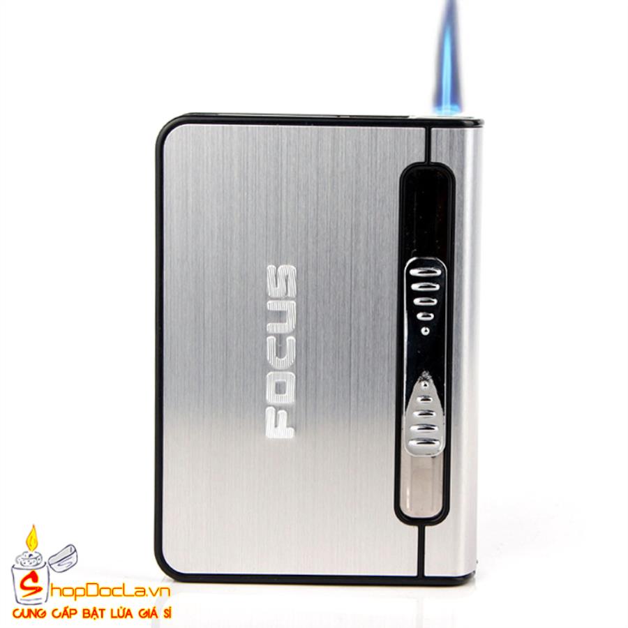 Hộp đựng thuốc kiêm bật lửa Focus