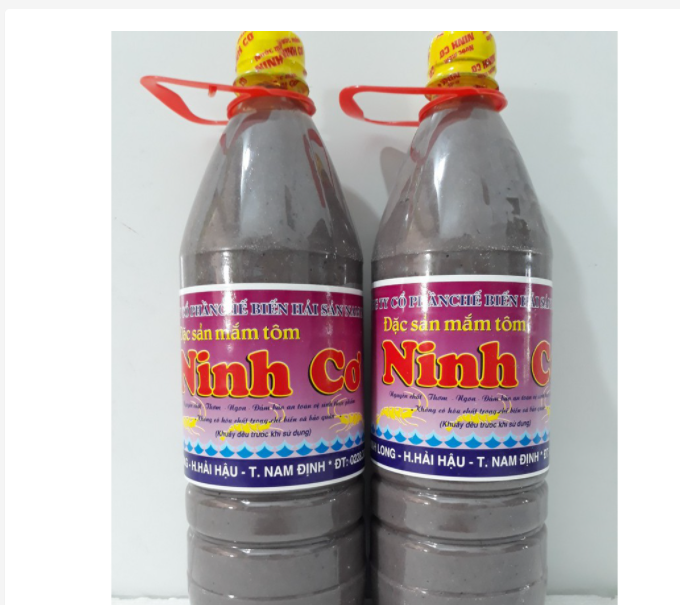 Mắm Tôm Nguyên Chất Ninh Cơ Hải Hậu Chai 1.2kg