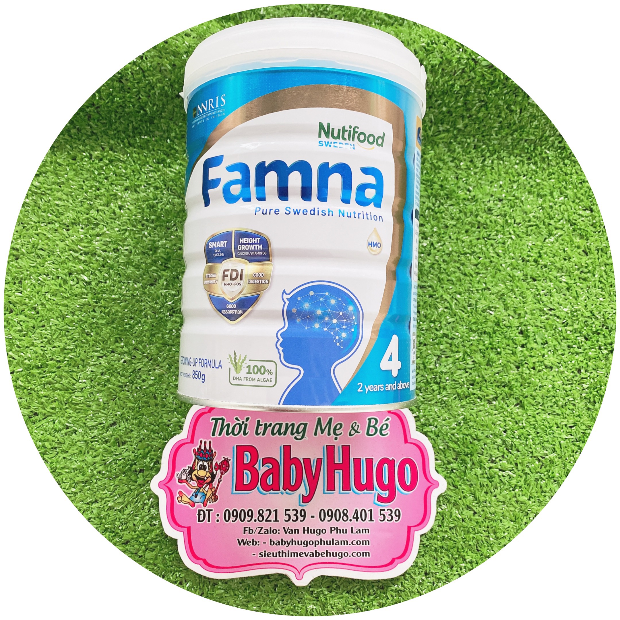 Sữa bột nutifood famna số 4 850g cho bé 2-6 tuổi