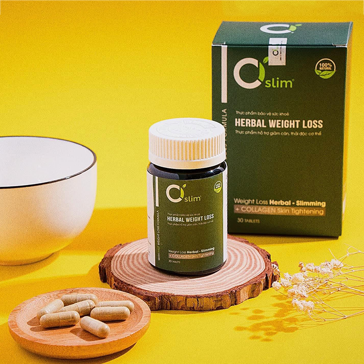 Giảm Cân Thảo Dược CiSlim - Hộp 30 Viên Giảm 2-6 Kí