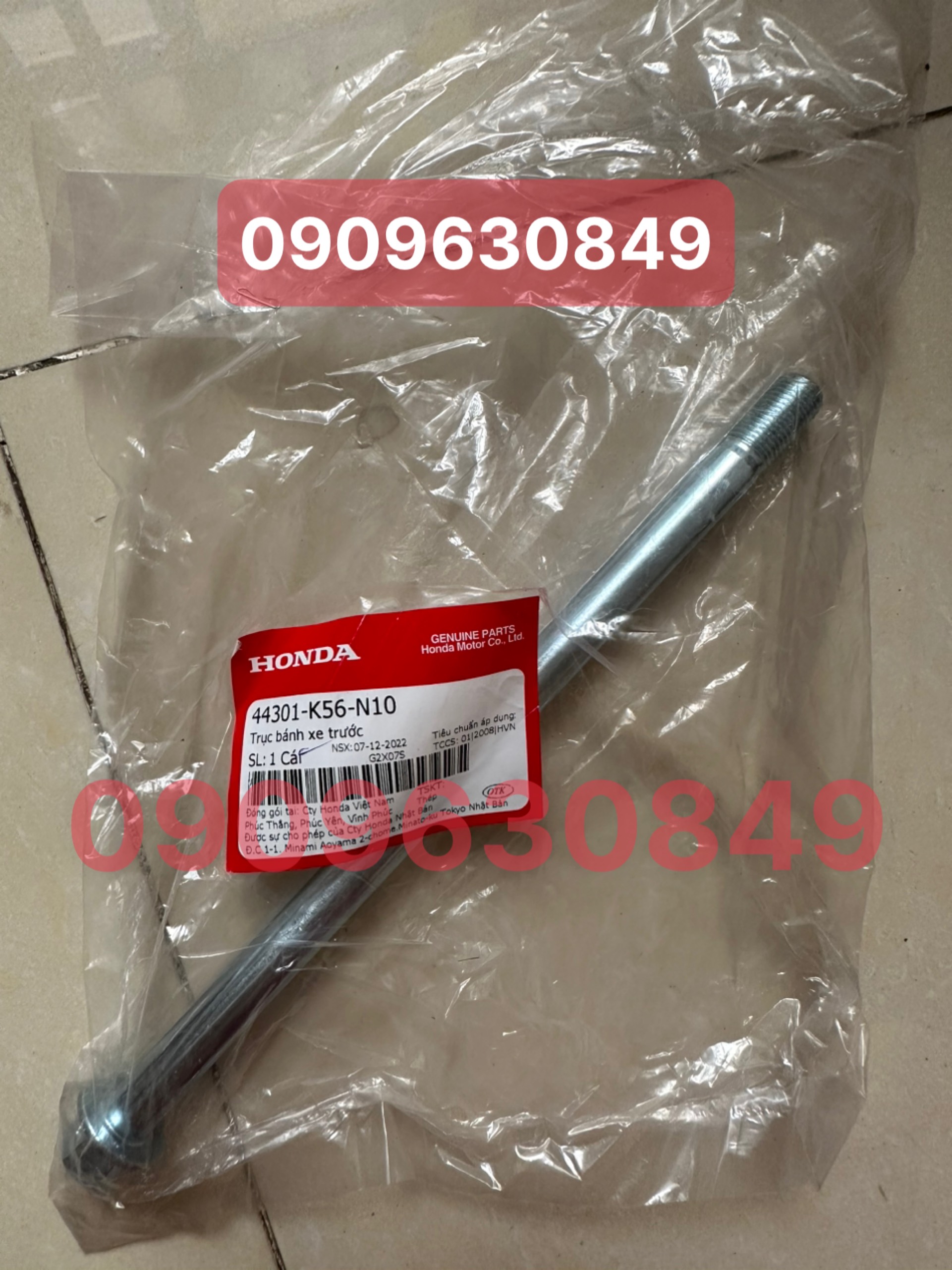Cốt bánh trước winner v1 zin hãng honda