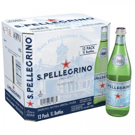 Nước khoáng có ga tự nhiên 1l (Sanpellegrino)