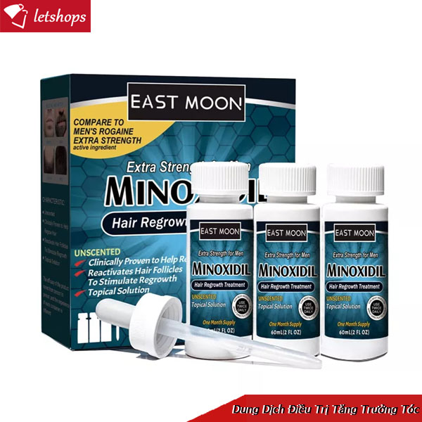 3 Sản Phẩm Minoxidil Dung Dịch Điều Trị Tăng Trưởng Tóc Cho Nam Giới Extra Strength 5%