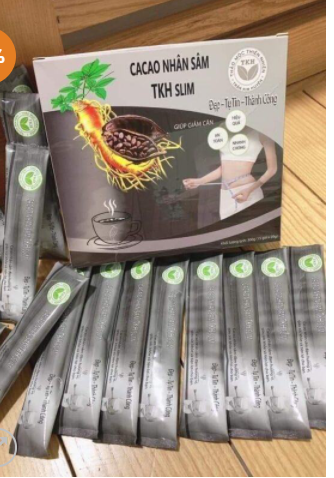 Bột Cacao Nhân Sâm TKH Slim - người mệt mỏi, vô lực, người mới ốm dậy, trẻ em còi cọc