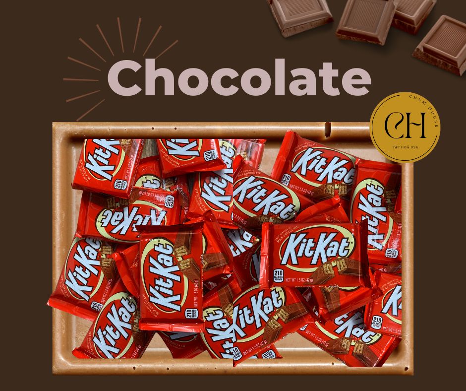 1 thanh  Sô cô la Kit Kat nhập trực tiếp từ Mỹ