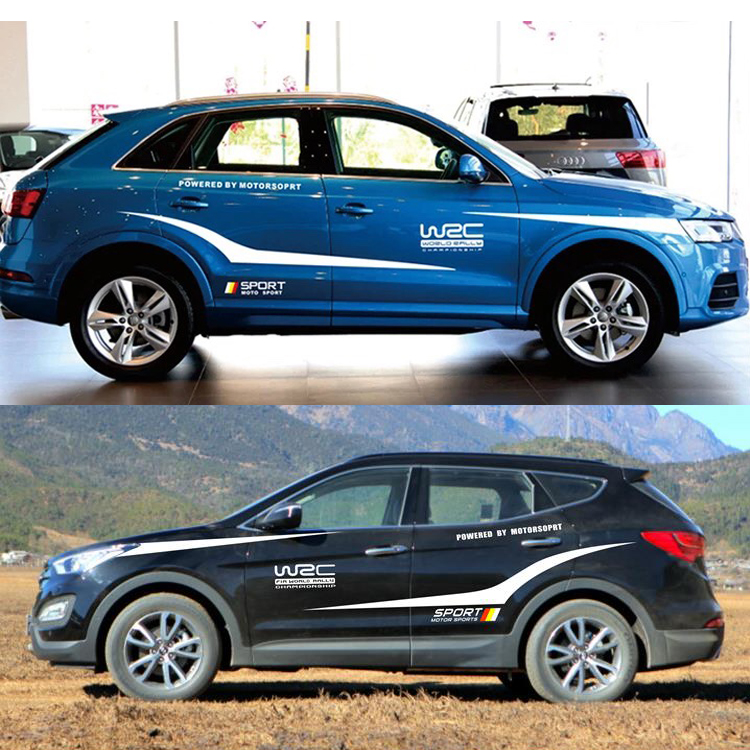 [HCM]Tem xe ô tô phong cách thể thao TS032 (trắng)