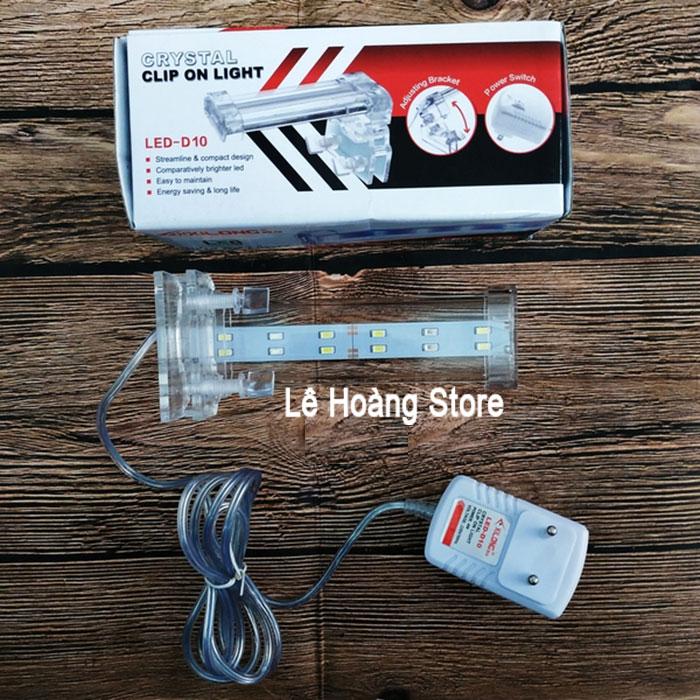 Đèn Led Kẹp Bể Cá Cảnh Xilong D10 Bể Cá 15 - 25cm