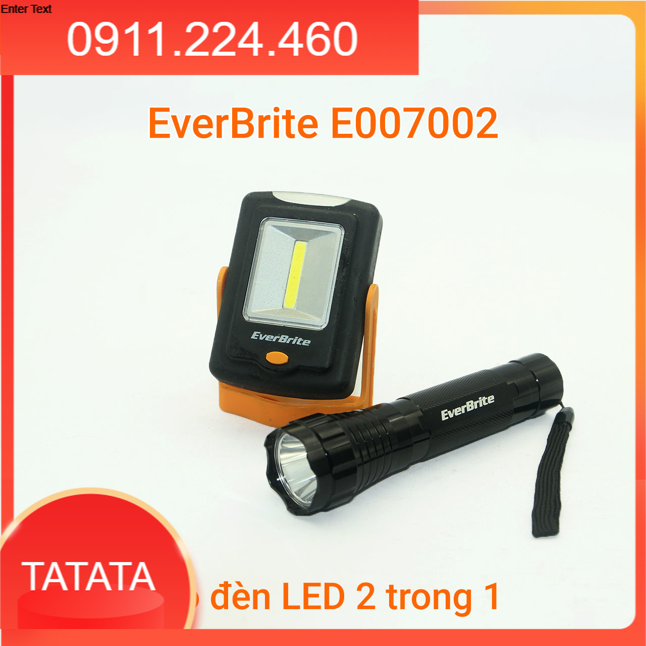 Bộ đèn LED 2 trong 1 EverBrite E007002