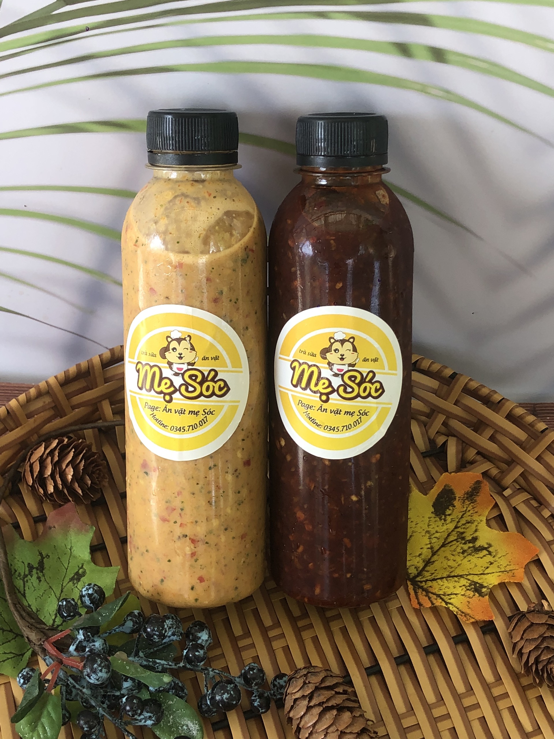 Combo sốt thái và muối chấm 330ml