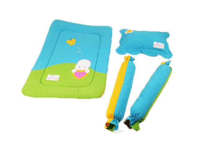 Bộ nệm gối sơ sinh pinkiss kích thước nệm 55x75cm