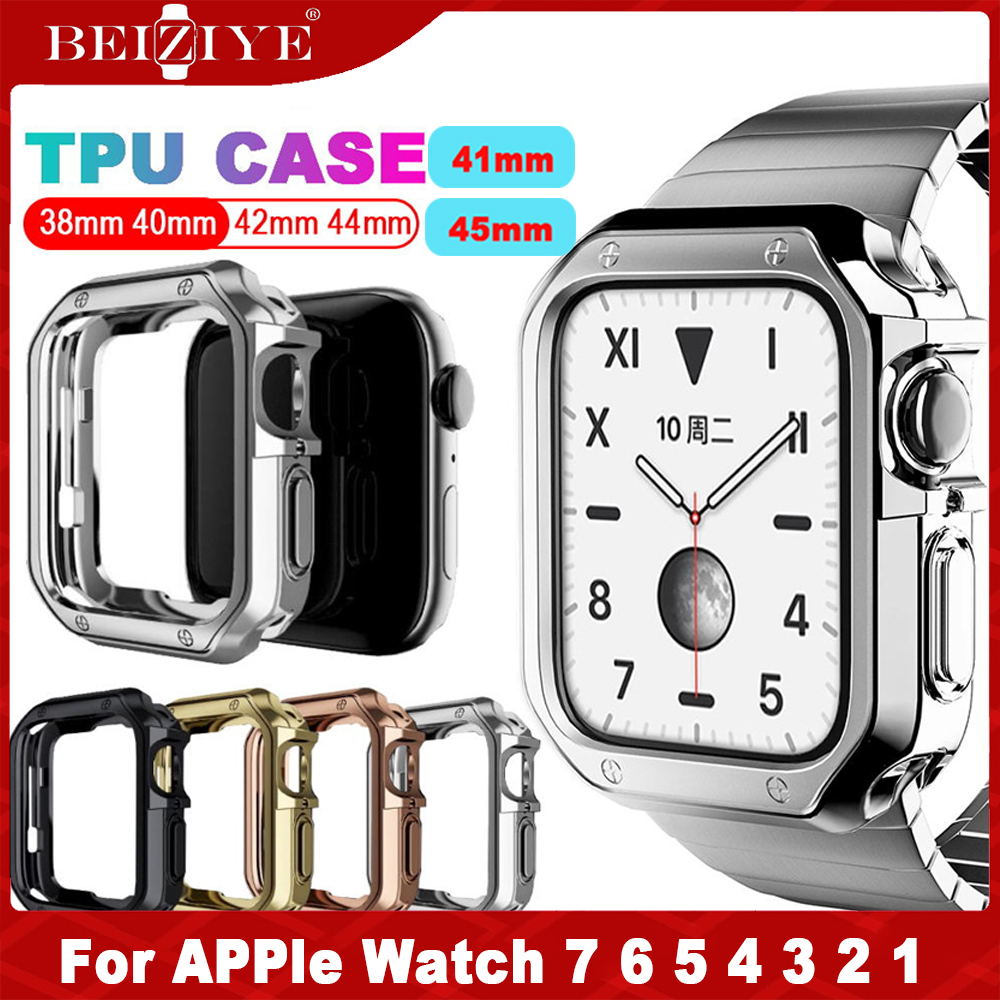 Vỏ đồng hồ cho Apple Watch SE Case 41mm 45mm 38mm 42mm 40mm 44mm