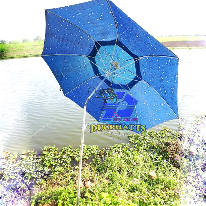 Ô câu cá, ô Dù câu cá. Hai màu, Che Nắng Mưa Đường Kính 1m8 xoay 360 độ