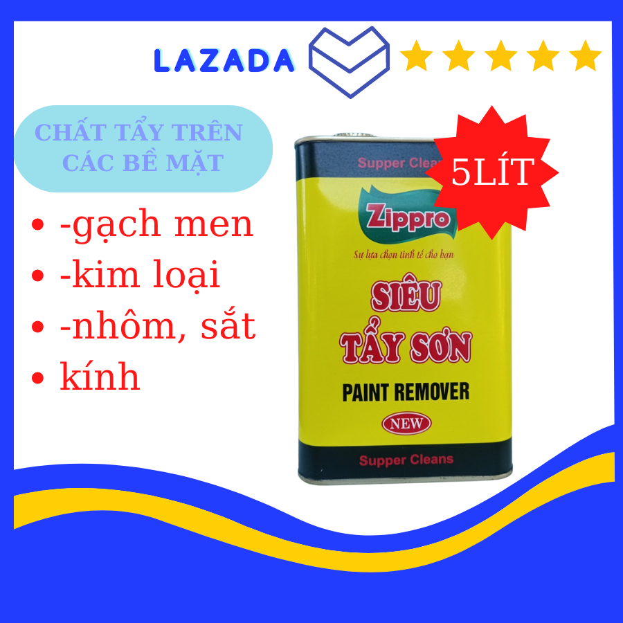 Siêu tẩy sơn zippro can nhỏ 1lit