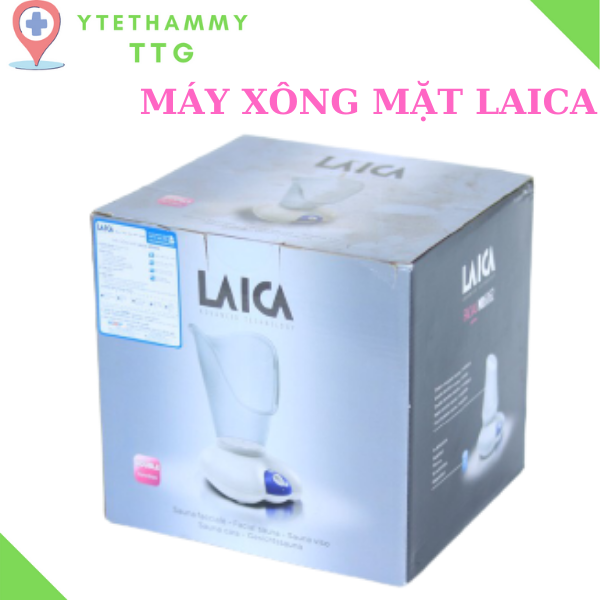 Máy xông hơi nóng mặt và mũi họng laica md6062 , ytethammyttg, lc6062, làm đẹp da mặt , nhỏ gọn , tiện lợi mang đi xa