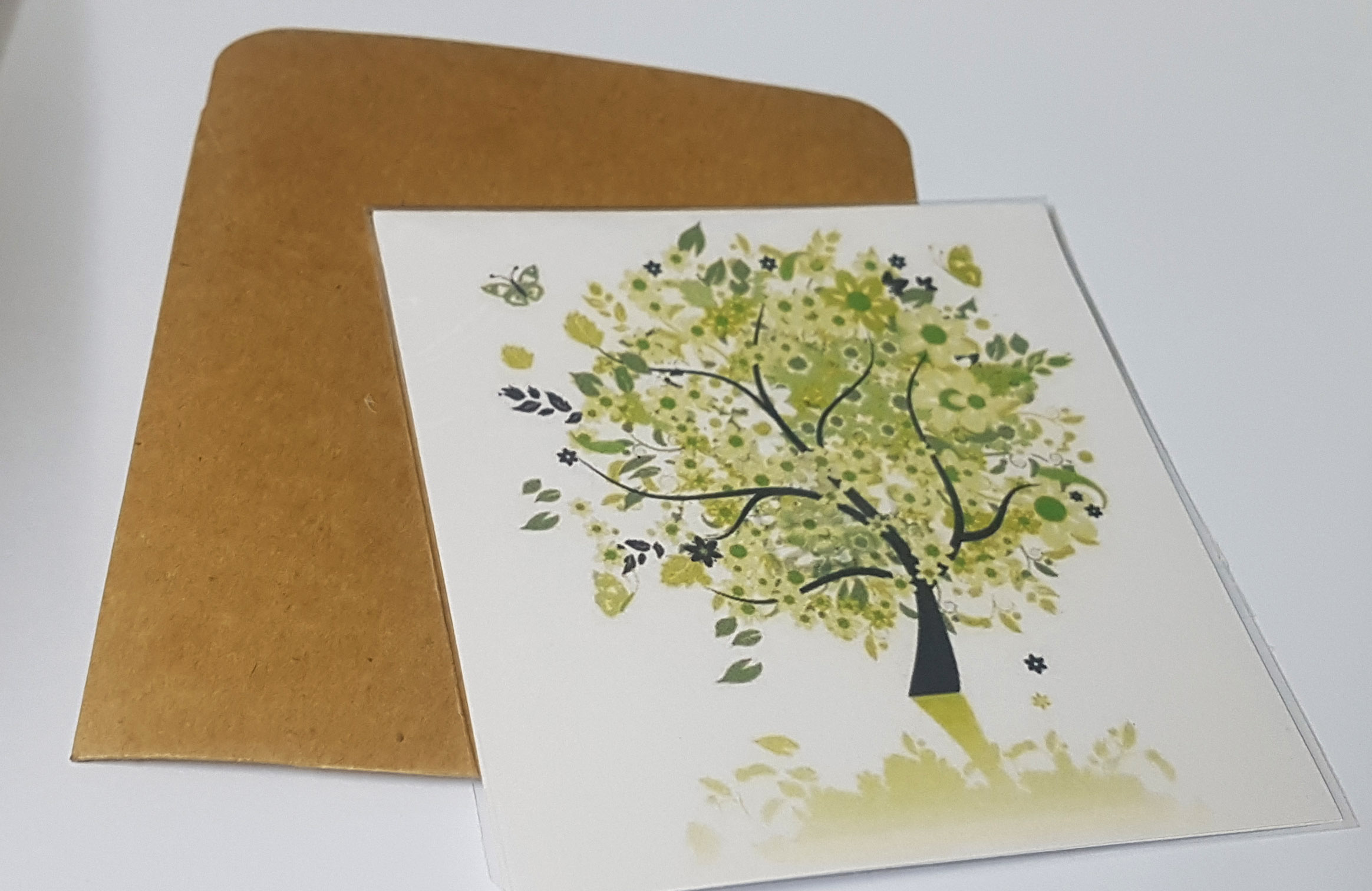 [HCM]Thiệp in hình cây phong cách làm card quà cám ơn chúc mừng sinh nhật và giử tặng người thân yêu.TCM009