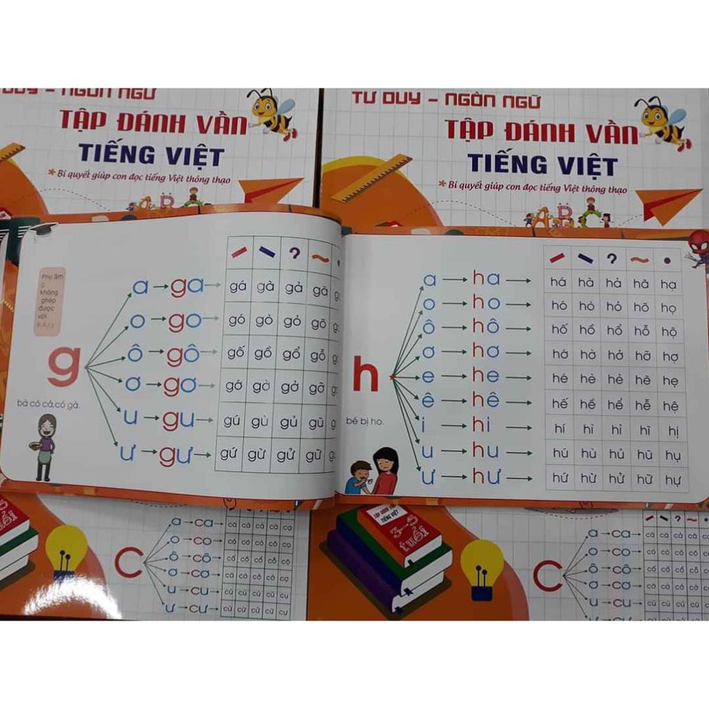 Bộ Đánh vần Tư duy cho bé phát triển tư duy ngôn ngữ