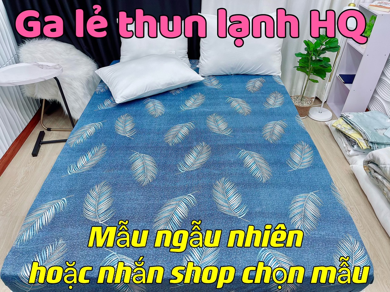 GA LẺ THUN LẠNH HÀN QUỐC - KHÔNG VỎ GỐI (giao mẫu ngẫu nhiên hoặc nhắn shop chọn mẫu)